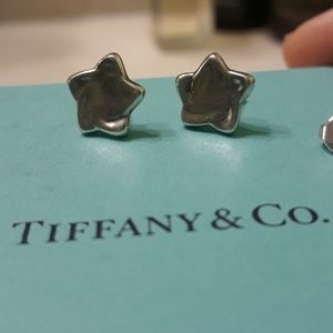 Authentic Tiffany star earrings